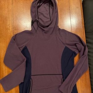 Melanzana Micro Grid Fleece Dress, Size Large